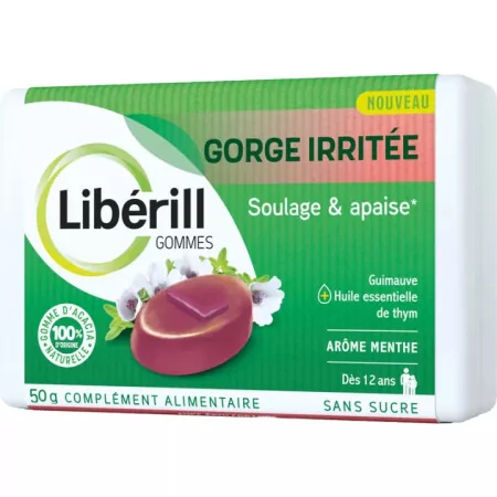 Libérill Gommes Gorge Irritée 50g - Univers Pharmacie