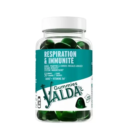 Valda Gummies Respiration & Immunité X50 - Univers Pharmacie