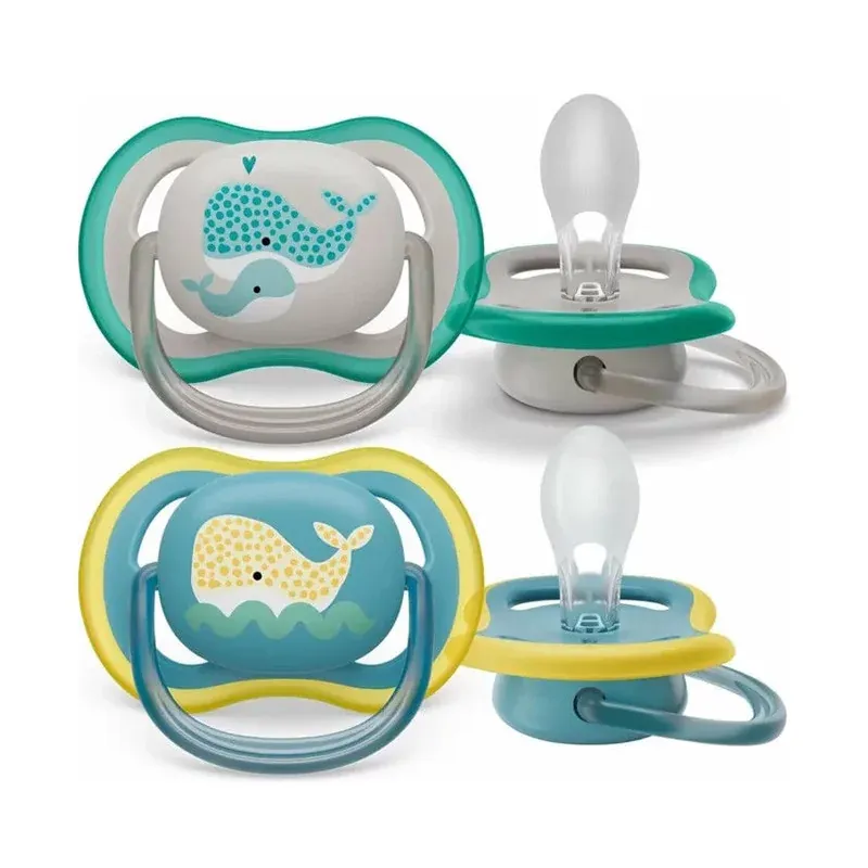 Philips Avent Ultra Air Sucette 18m+ Baleines X2 - Univers Pharmacie Philips Avent Ultra Air Sucette 18m+ Baleines X2 - Univers Pharmacie