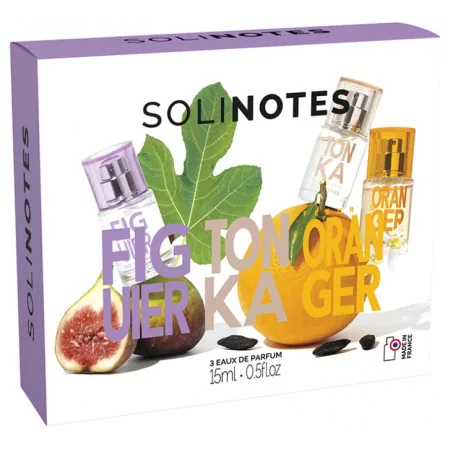 Solinotes Coffret Figuier Tonka Fleur d'Oranger - Univers Pharmacie