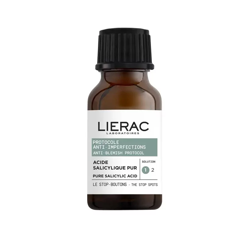 Lierac Protocole Anti-imperfections Acide Salicylique Pur Le Stop-boutons 15ml - Univers Pharmacie