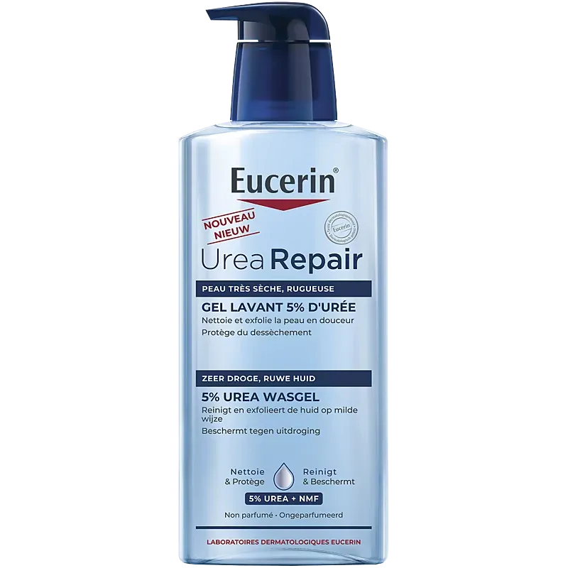 Eucerin UreaRepair Gel Lavant 5% d'Urée 400ml - Univers Pharmacie
