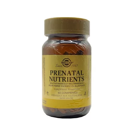 Solgar Prenatal Nutrients 60 comprimés - Univers Pharmacie