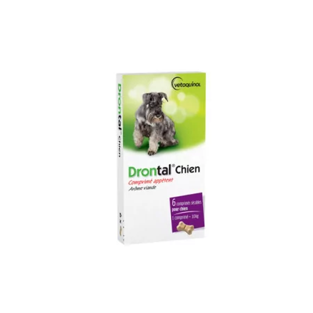 Drontal Chien 6 comprimés sécables - Univers Pharmacie