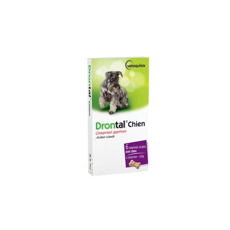 Drontal Chien 6 comprimés sécables - Univers Pharmacie