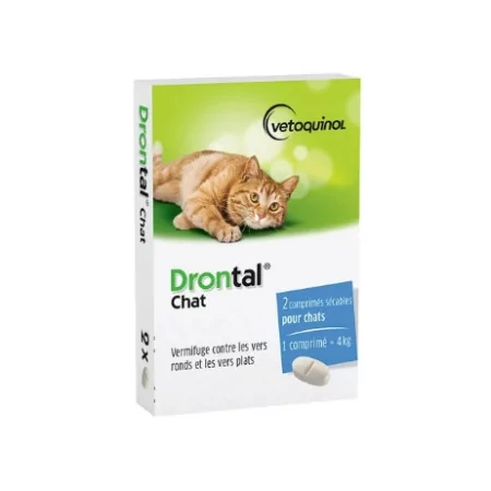 Drontal Chat 2 comprimés sécables