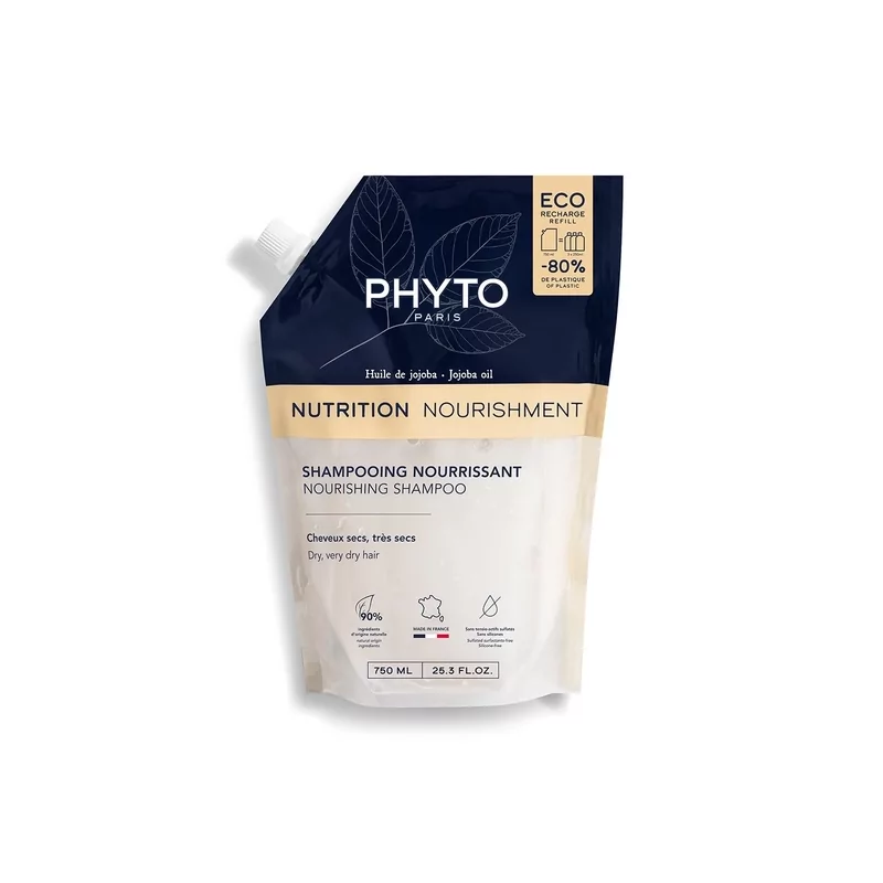 Phyto Nutrition Shampooing Nourrissant Ecorecharge 750ml - Univers Pharmacie