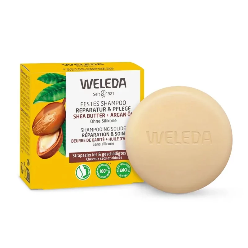 Weleda Shampooing Solide Réparation & Soin 50g - Univers Pharmacie