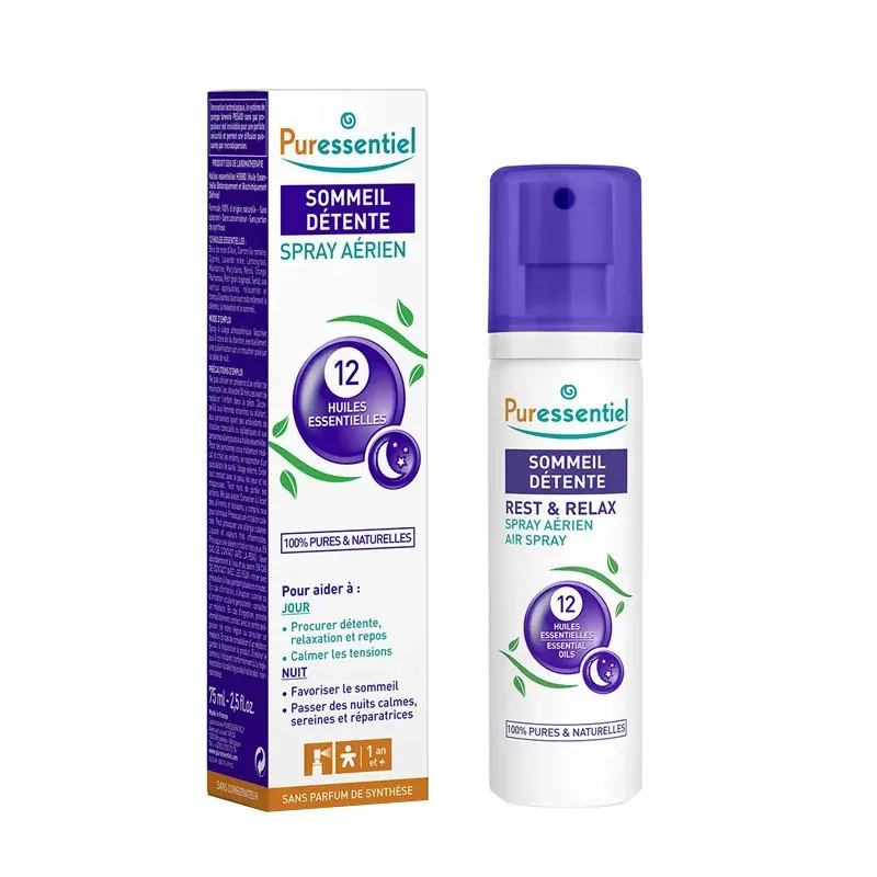 Puressentiel Sommeil Détente Spray Aérien 75ml - Univers Pharmacie