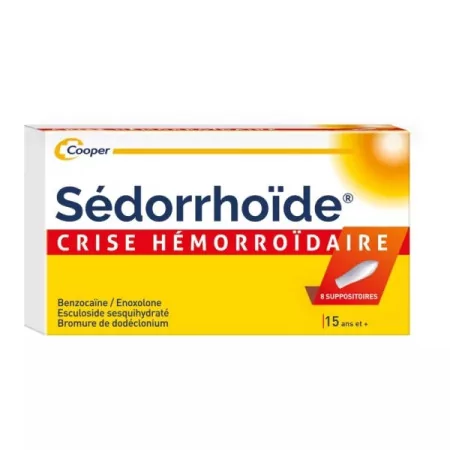 Sédorrhoïde 8 suppositoires - Univers Pharmacie