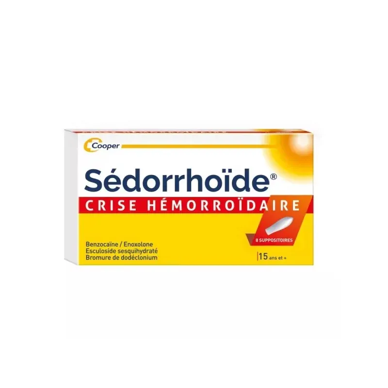 Sédorrhoïde 8 suppositoires - Univers Pharmacie