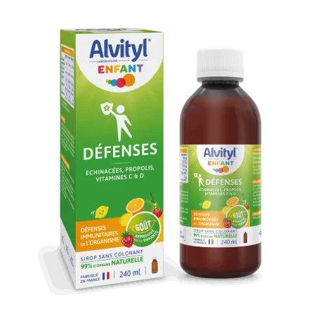 Alvityl Enfant Défenses Sirop 240ml - Univers Pharmacie