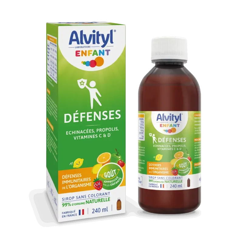 Alvityl Enfant Défenses Sirop 240ml - Univers Pharmacie