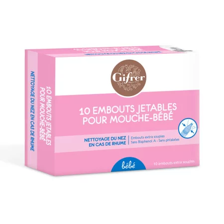 Embouts Jetables Extra-souples Gifrer X10 - Univers Pharmacie