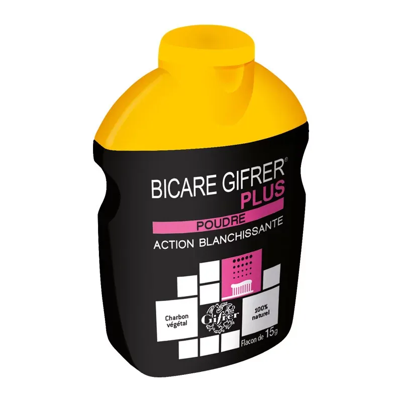 Bicare Gifrer Plus Poudre Action Blanchissante 15g - Univers Pharmacie