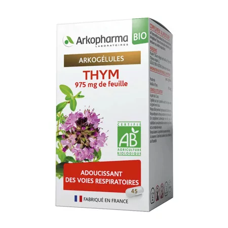 Arkopharma Arkogélules Bio Thym 45 gélules - Univers Pharmacie