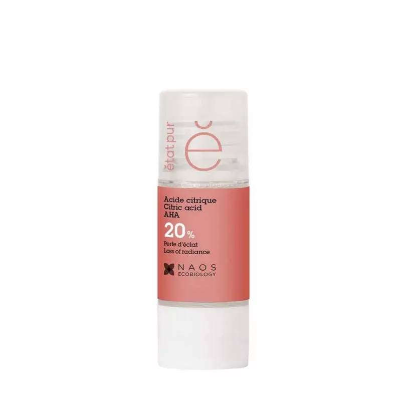 État Pur Acide Citrique AHA 20% 15ml