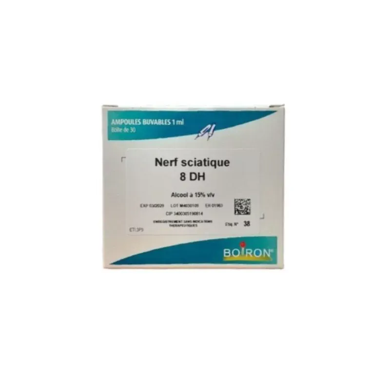 Boiron Nerf Sciatique 8DH 30 ampoules - Univers Pharmacie