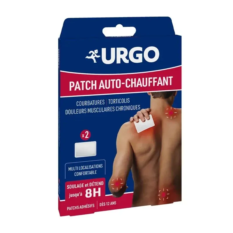 Urgo Patch Auto-chauffant X2 - Univers Pharmacie