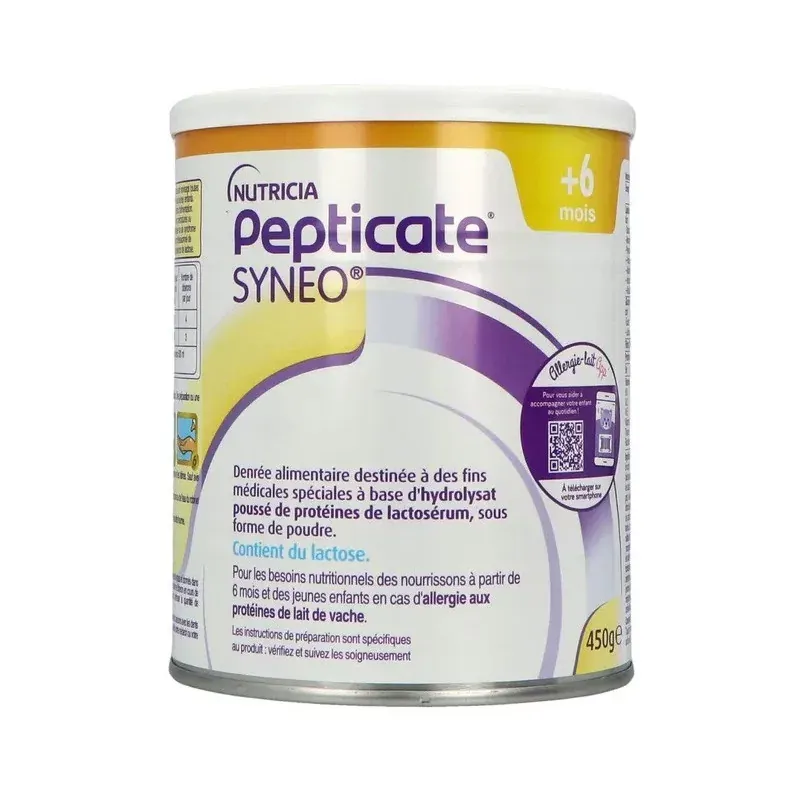 Nutricia Pepticate Syneo 2 6M+ 450g - Univers Pharmacie
