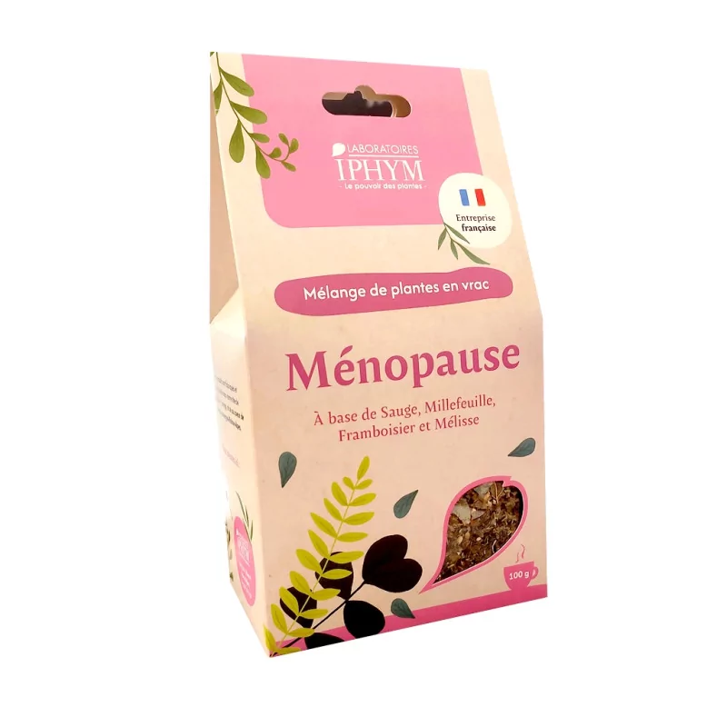 Laboratoires Iphym Mélange de Plantes en Vrac Ménopause 100g - Univers Pharmacie