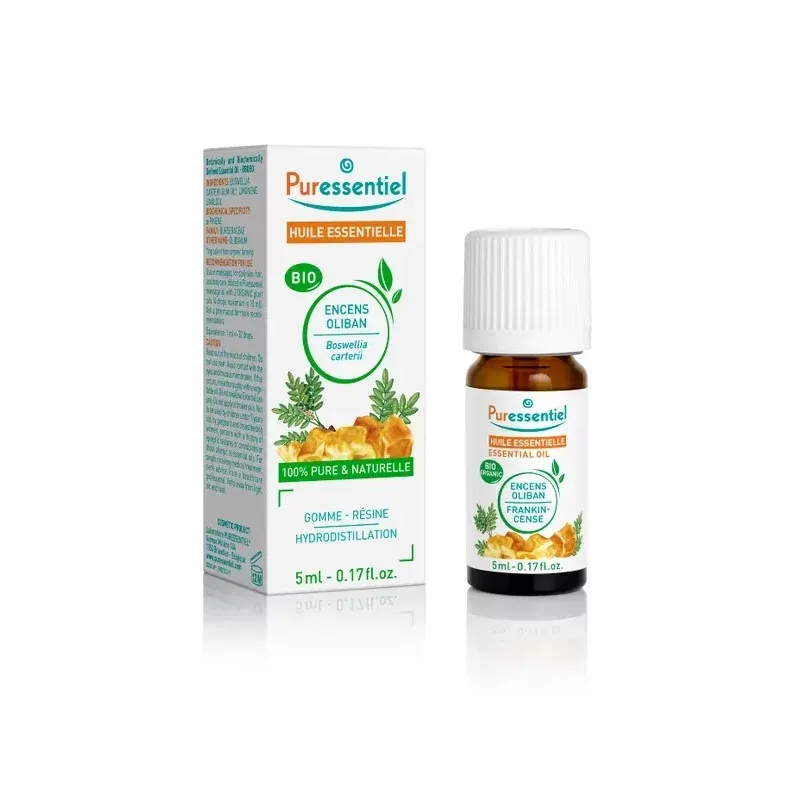 Puressentiel Huile Essentielle Encens Oliban Bio 5ml - Univers Pharmacie
