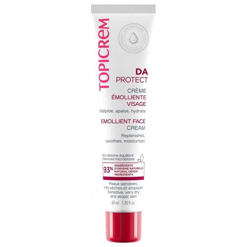 Topicrem DA PROTECT Crème Émolliente Visage 40ml - Univers Pharmacie