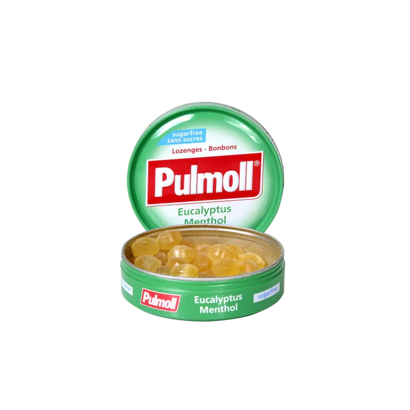 Pulmoll Eucalyptus Menthol Pastilles 45g - Univers Pharmacie