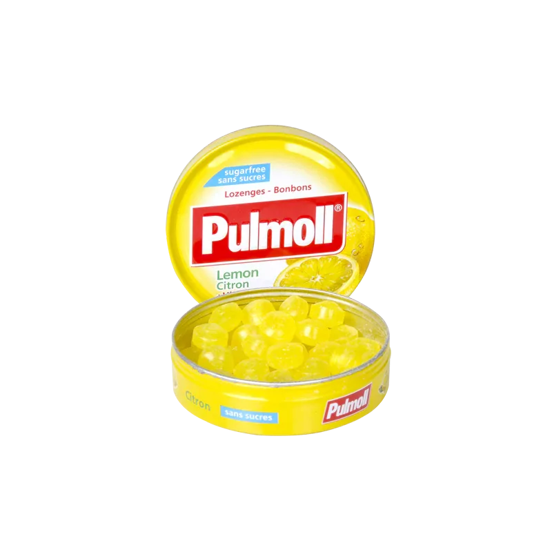 Pulmoll Citron Pastilles Sans Sucres 45g - Univers Pharmacie