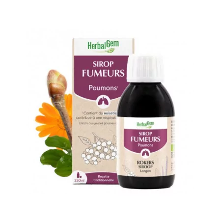 HerbalGem Sirop Fumeurs Bio 250ml - Univers Pharmacie