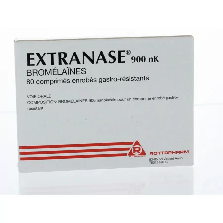 Extranase 900 nK 80 comprimés - Univers Pharmacie