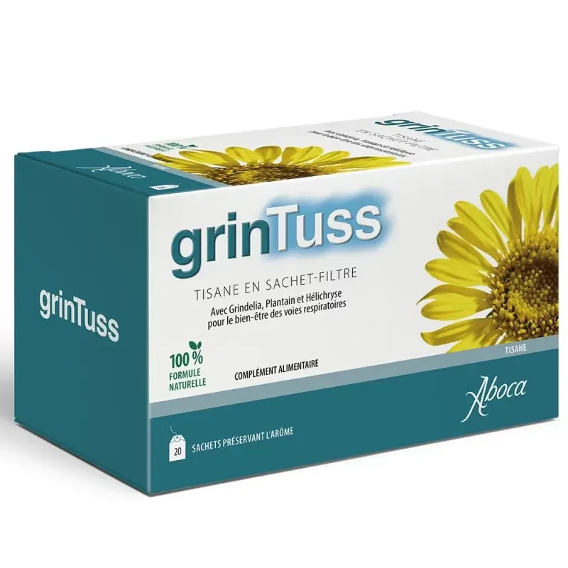 GrinTuss Tisane 20 sachets - Univers Pharmacie GrinTuss Tisane 20 sachets - Univers Pharmacie