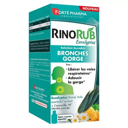 Forté Pharma Rhino Rub Solution Buvable 120ml - Univers Pharmacie