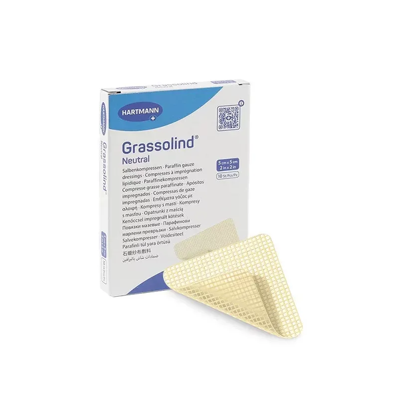 Grassolind Neutral 5x5cm 10 pièces - Univers Pharmacie
