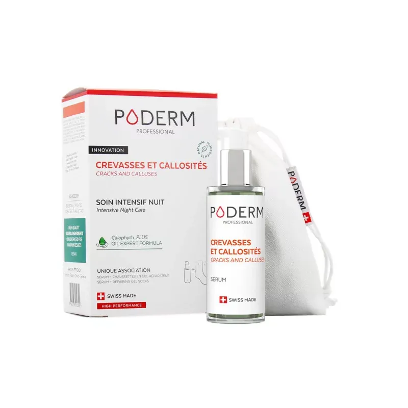 Poderm Serum Pieds Crevasses & Callosités Soin Intensif Nuit 75ml - Univers Pharmacie