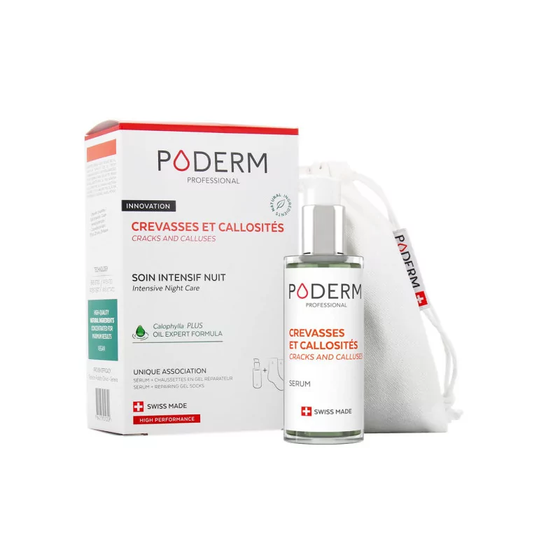 Poderm Serum Pieds Crevasses & Callosités Soin Intensif Nuit 75ml - Univers Pharmacie