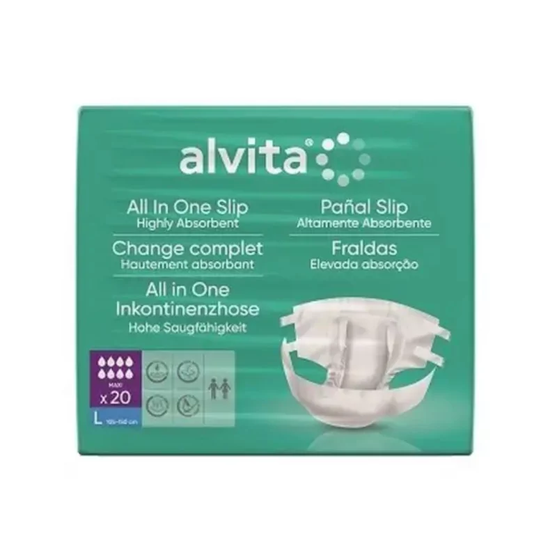 Alvita Change Complet Hautement Absorbant Maxi Large X20 - Univers Pharmacie