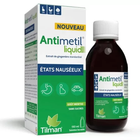 Antimetil Liquid États Nauséeux 150ml - Univers Pharmacie