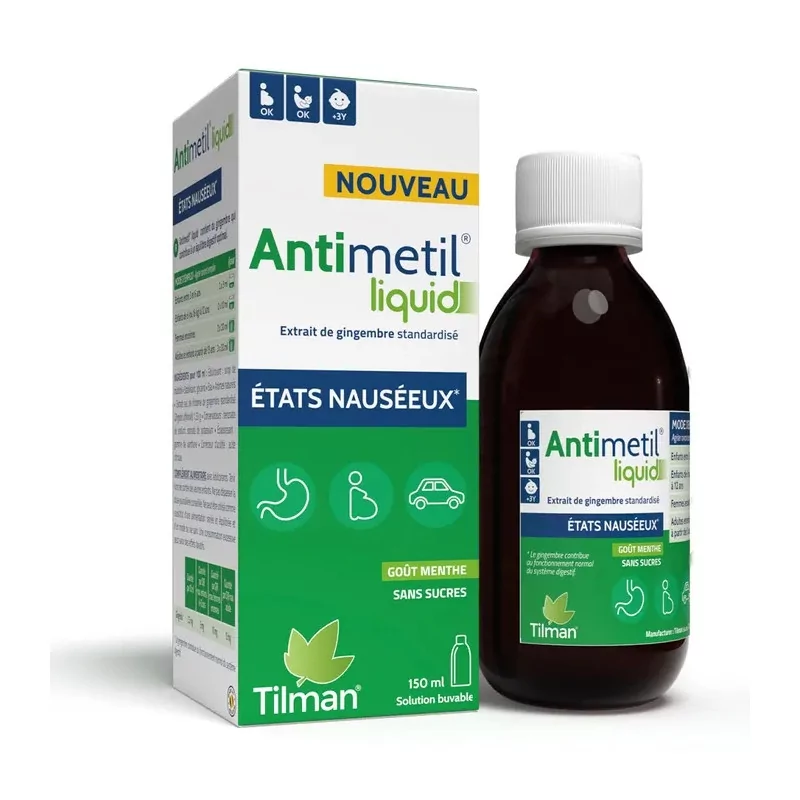 Antimetil Liquid États Nauséeux 150ml - Univers Pharmacie