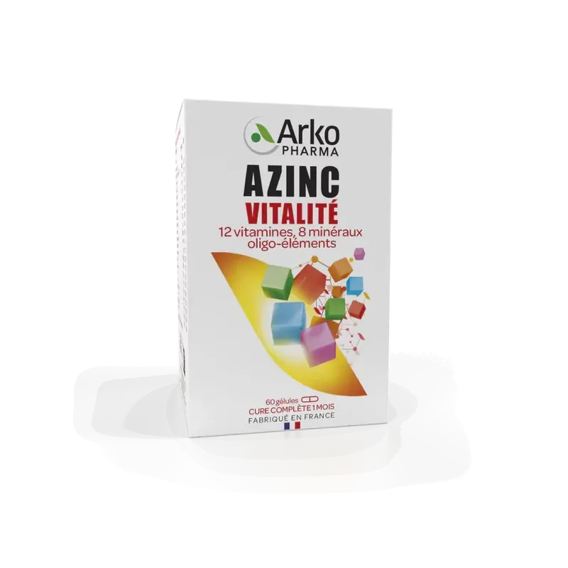 Arkopharma Azinc Vitalité 60 gélules - Univers Pharmacie