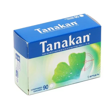 Tanakan 40mg 90 comprimés - Univers Pharmacie