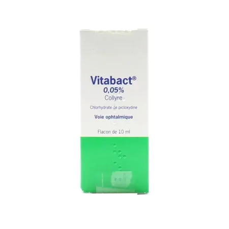 Vitabact 0,05% Collyre Antiseptique 10ml - Univers Pharmacie