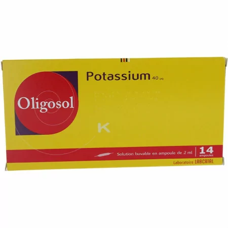 Oligosol Potassium boite 14 ampoules