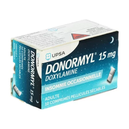 Donormyl 15mg 10 comprimés pelliculés sécables - Univers Pharmacie