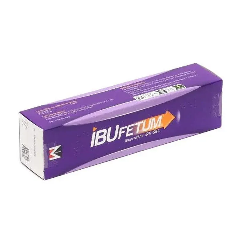 Ibufetum Ibuprofène 5% Gel 60g - Univers Pharmacie