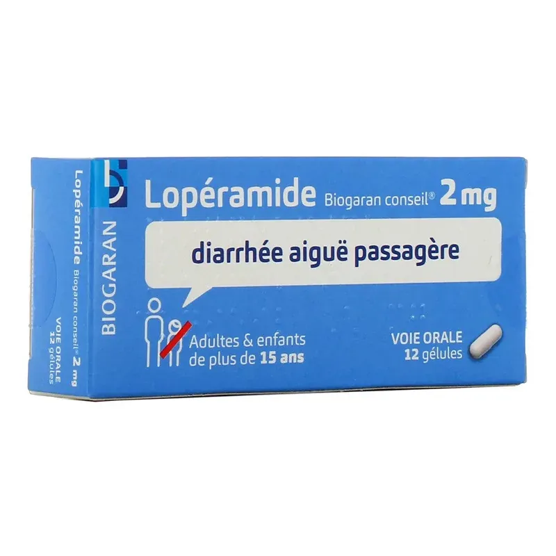 Lopéramide 2 mg Biogaran Conseil 12 gélules - Univers Pharmacie
