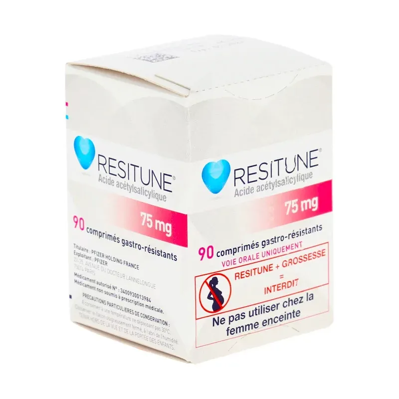 Resitune 75mg 90 comprimés - Univers Pharmacie