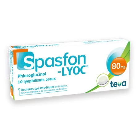 Spasfon Lyoc 80mg 10 lyophilisats oraux - Univers Pharmacie