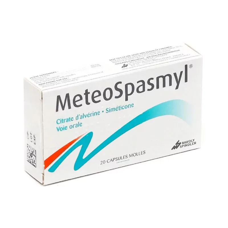 Meteospasmyl 20 capsules molles - Univers Pharmacie