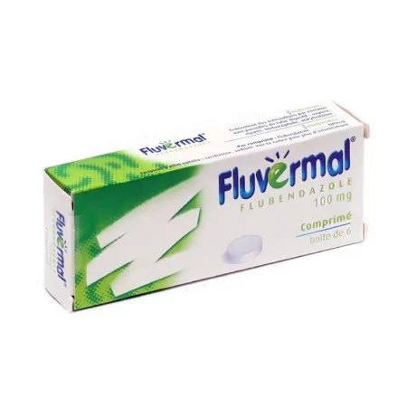 Fluvermal 100 mg 6 comprimés - Univers Pharmacie